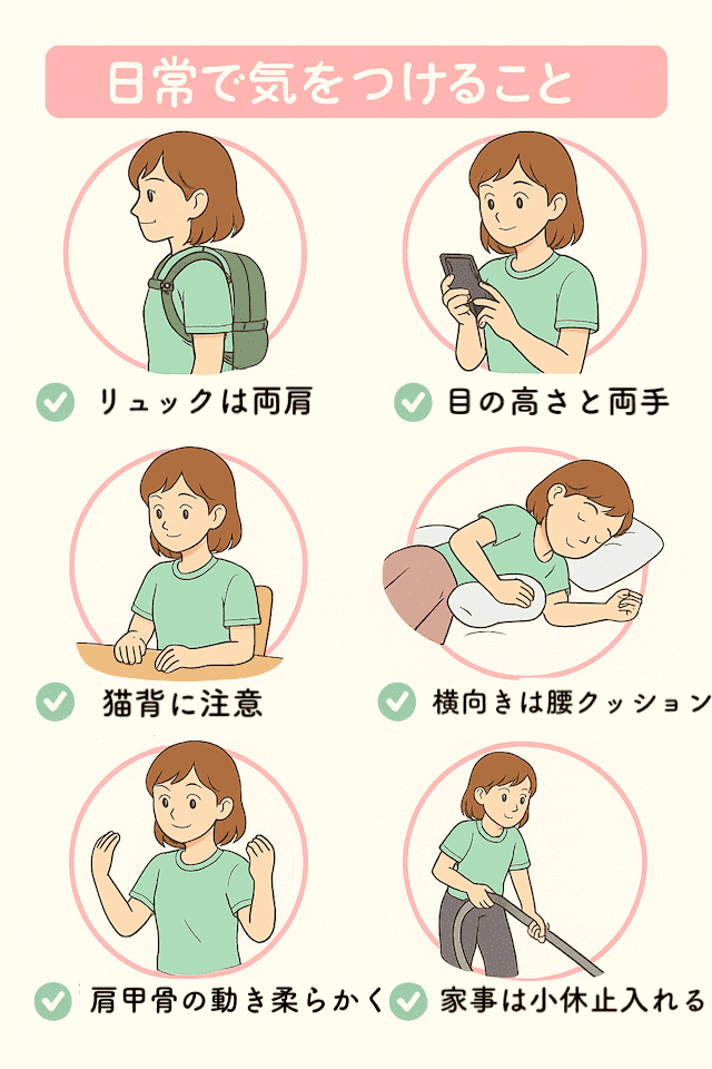 日常で気をつけること