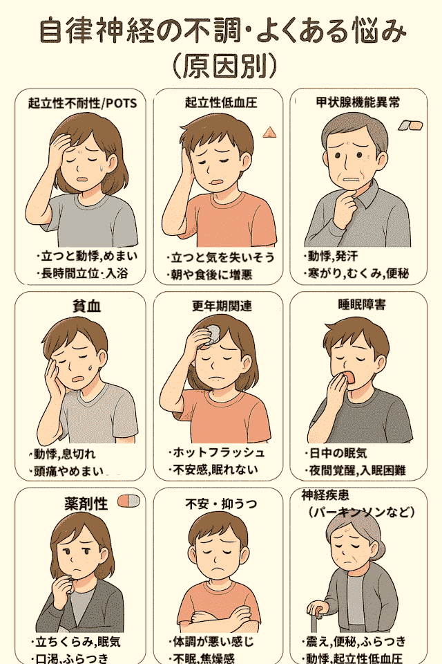 自律神経よくある悩み