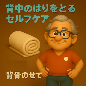 背中の張りをとるケア